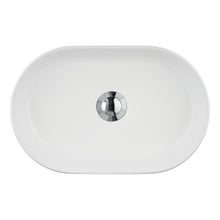Anika 490mm Ceramic Above Counter Basin with Pop-Up Waste